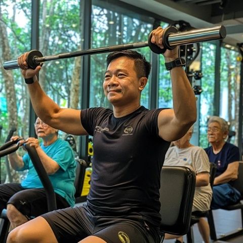 老年人运动保健:八段锦练习有助于健康维护