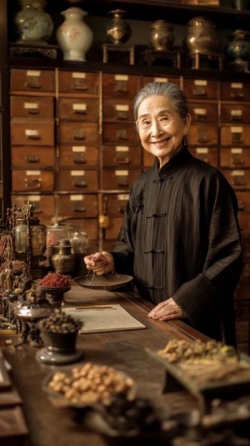 56岁大姐偏爱绿色与花草,更热衷养生之道