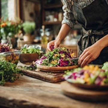 创意健康饮食方案：故事、艺术与音乐的完美融合