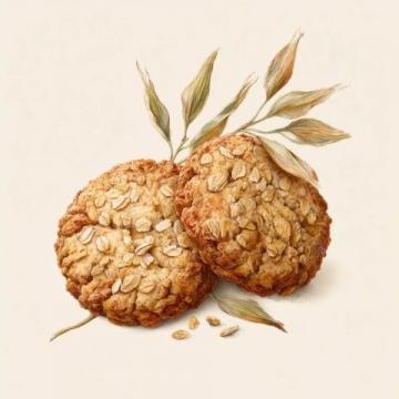 无糖无油高纤维:简单燕麦饼干食谱适合减重人士