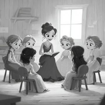 女教师心中一酸，她明白小女孩背后的故事