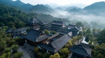 惠州南昆山养生谷温泉度假别墅会所全景