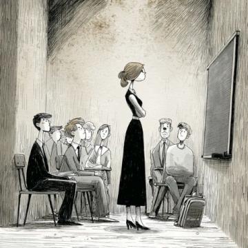 女教师心中一酸，她明白小女孩背后的故事