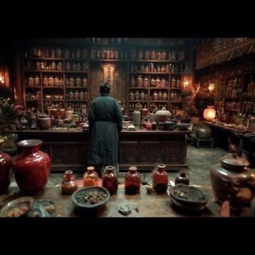 清代广东八宝红灵丹药瓶展现中医文化魅力