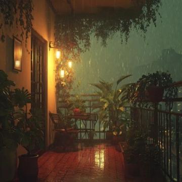 清晨早起迎风雨:周六早四点,期待七时雨来袭