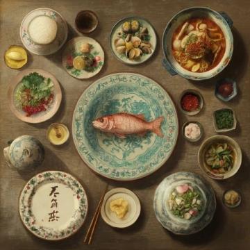 品味中国古典美食文化：随园食绘中的86道经典菜肴
