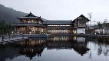 惠州南昆山养生谷温泉度假别墅会所全景